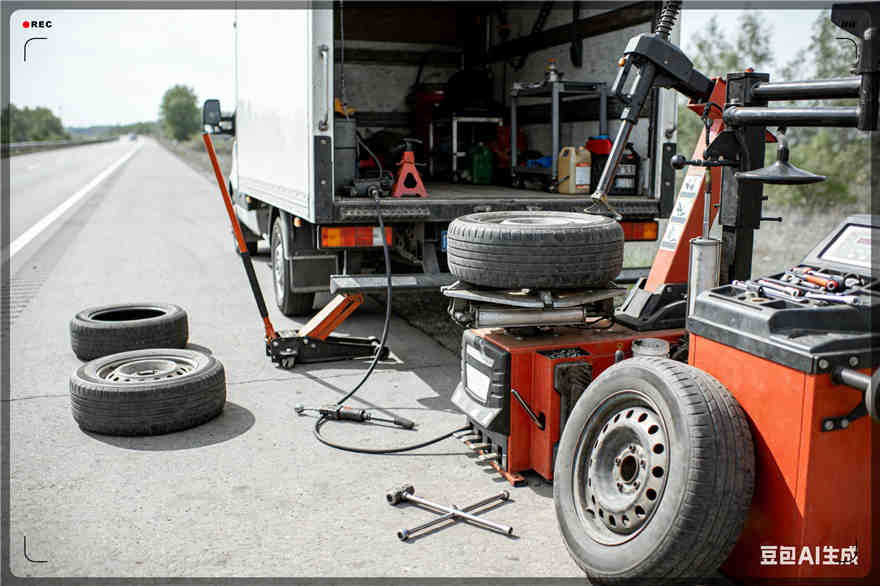 增城区扎胎道路救援-流动补胎